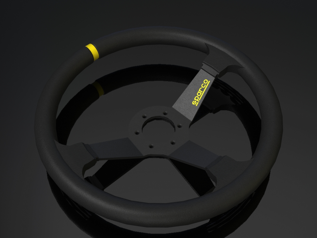 Sparco+轮毂方向盘